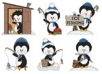(image for) Ice Fishing Penguins